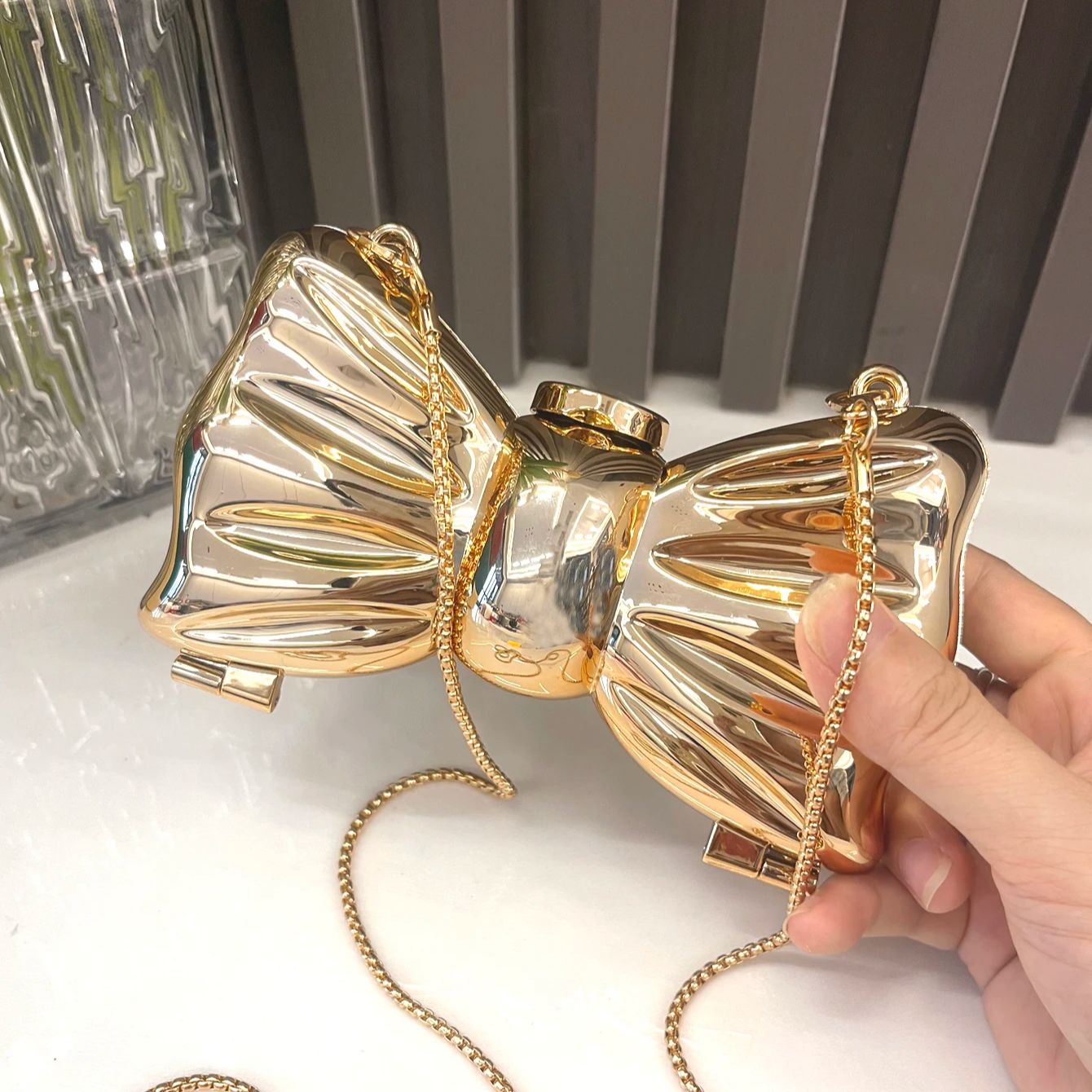 Clutch Bag Evening - Altın Akşam çanta Çantalar ve çanta