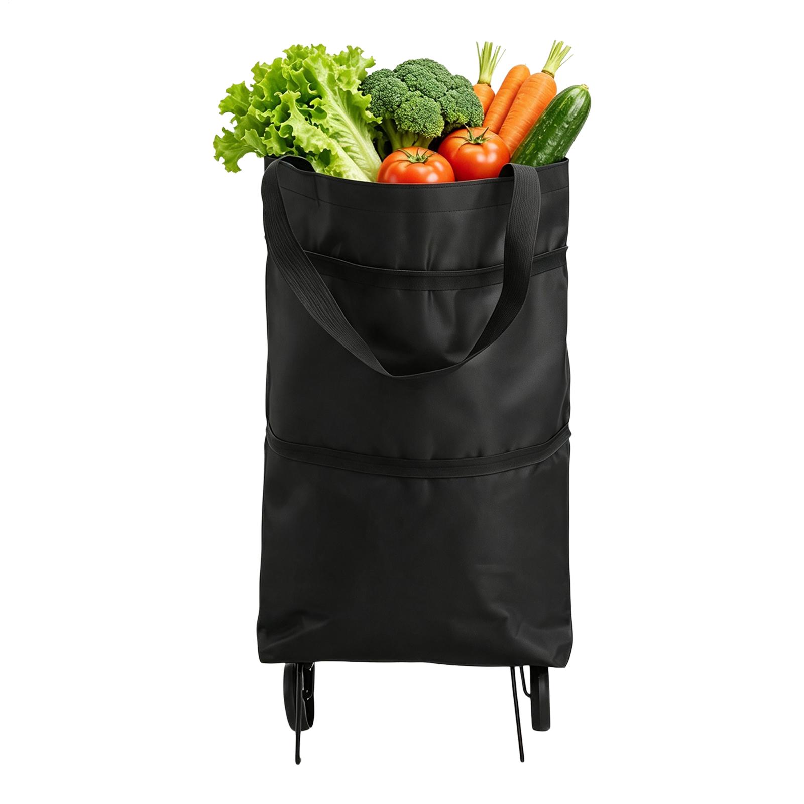 Women Bags Farmers - Tekerlekli Bakkaliye Çantası Katlanabilir Alışveriş Çantası