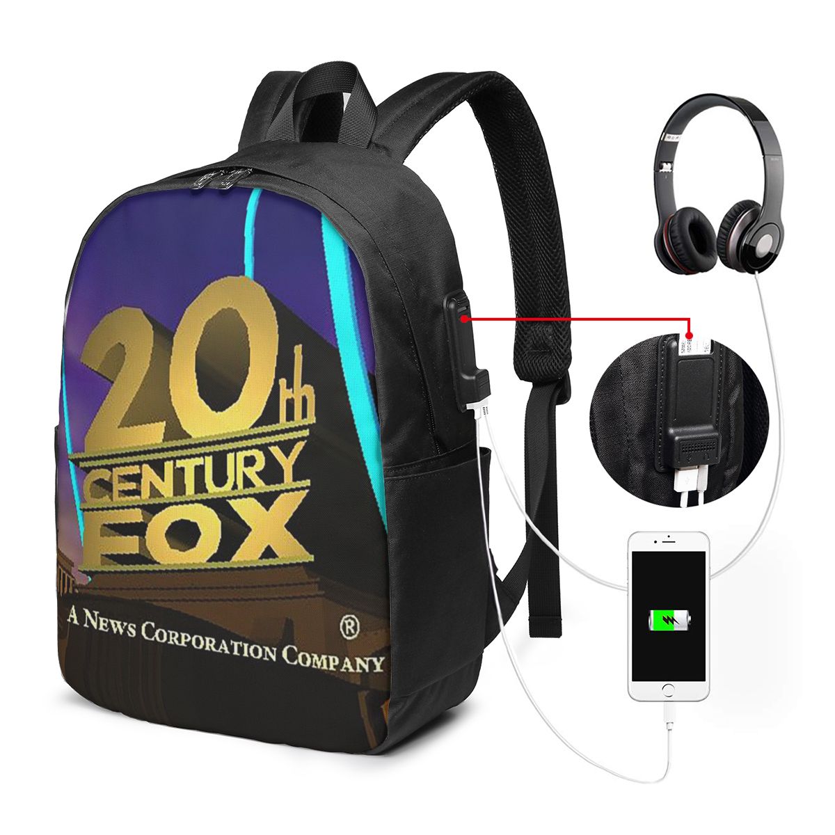 Womens Backpack - 20th Century Fox Klasik Sırt Çantası