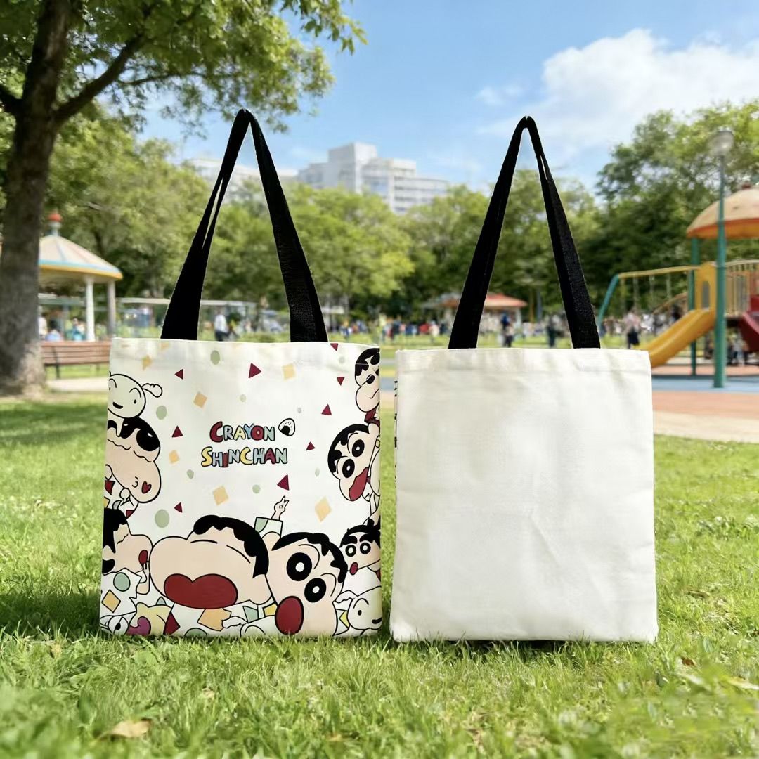 Women Bags Dkny - 2026 Yeni Crayon Shin-chan Kanvas Tote