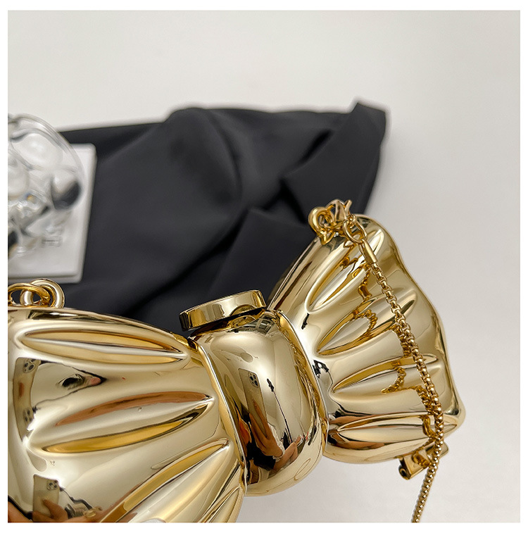 Altın Fiyonk Şekilli Metal Gec - Clutch Bag Evening incelemesi ve fiyatı