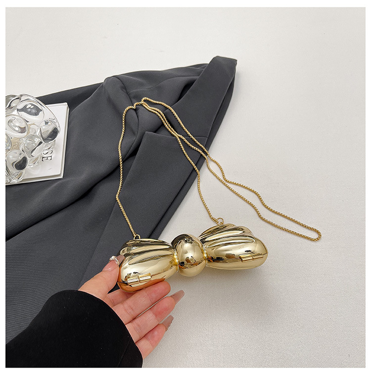 Altın Fiyonk Şekilli Metal Gec - Clutch Bag Evening incelemesi ve fiyatı