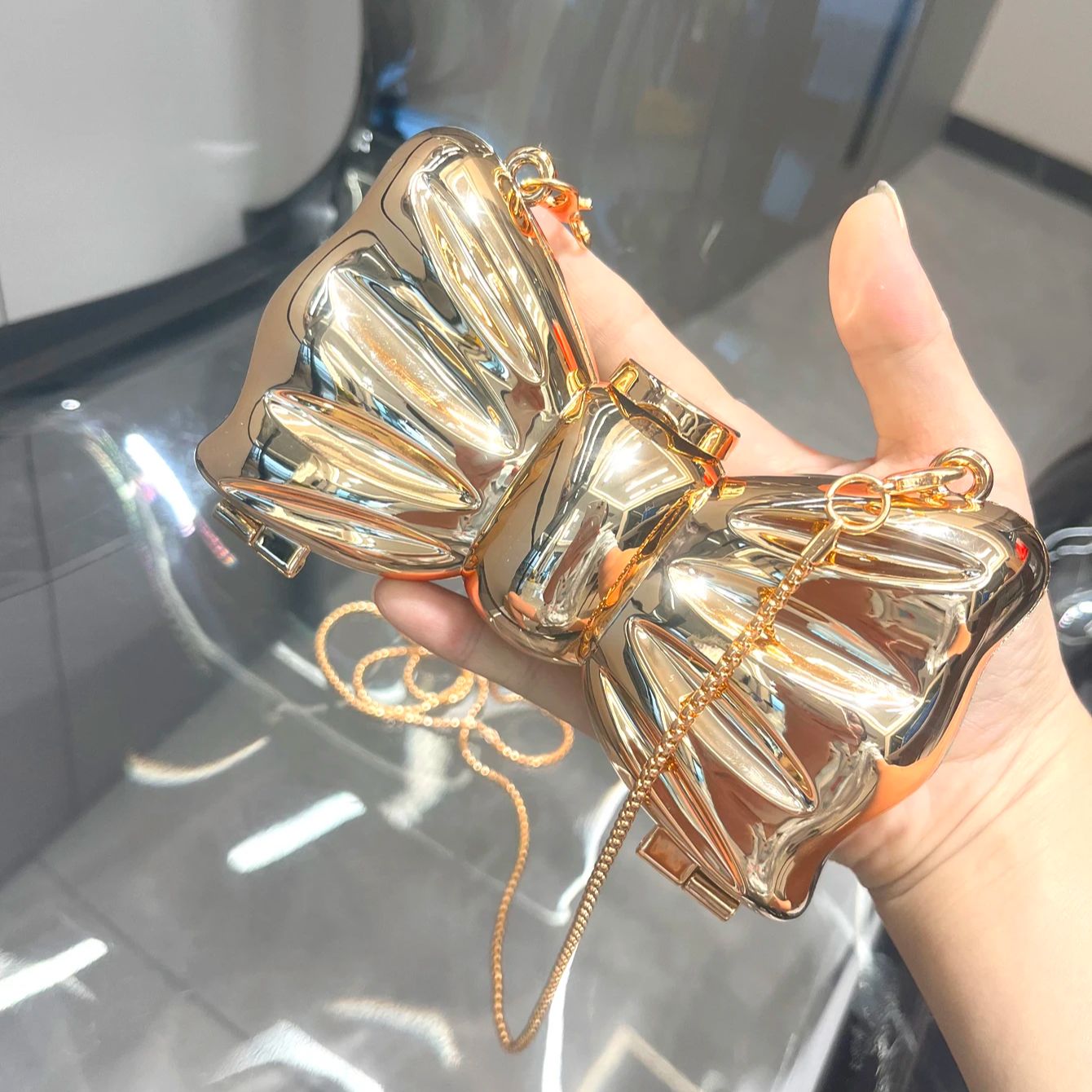 Altın Akşam çanta Çantalar ve  - Clutch Bag Evening incelemesi ve fiyatı