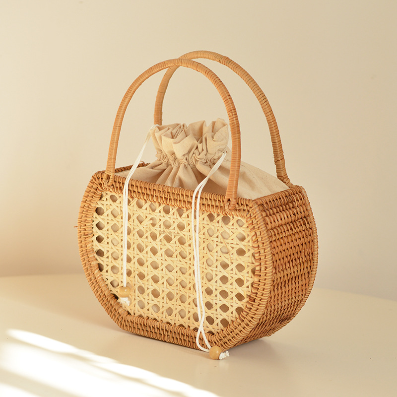 Rahat Içi Boş Rattan Sepet Çan - Basket Bag Wicker incelemesi ve fiyatı