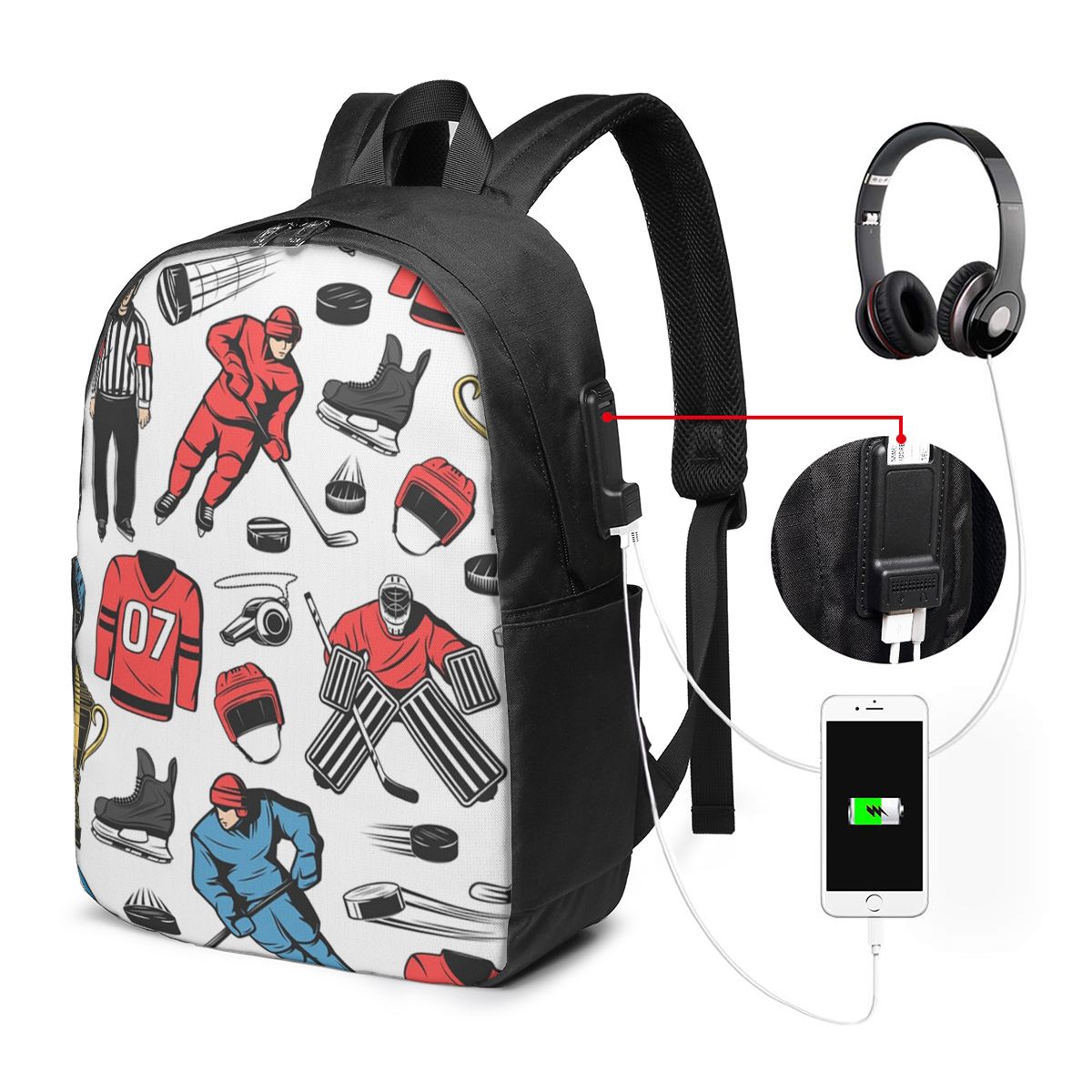 Buz hokeyi oyuncuları buz pist - Womens Backpack incelemesi ve fiyatı