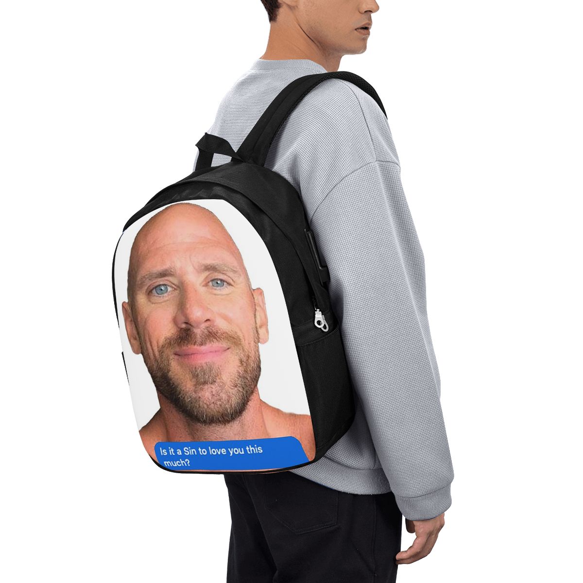 Johnny Sins Flirty Text Bubble - Womens Backpack incelemesi ve fiyatı