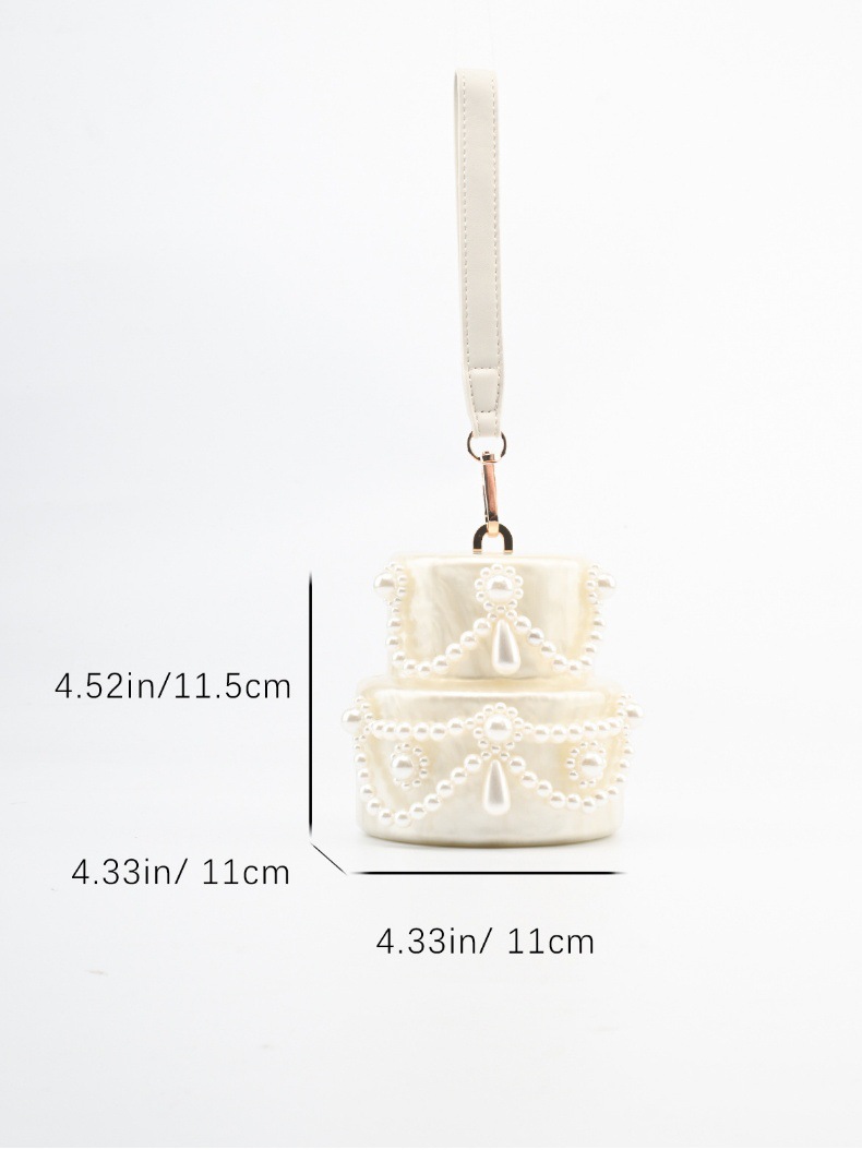 Kek şekli el çantası akrilik i - Clutch Bag Evening incelemesi ve fiyatı