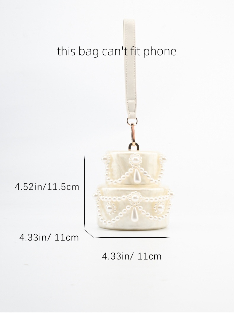 Kek şekli el çantası akrilik i - Clutch Bag Evening incelemesi ve fiyatı