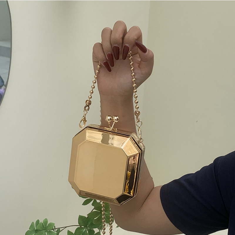 Mini lüks altın parti akşam de - Clutch Bag Evening incelemesi ve fiyatı