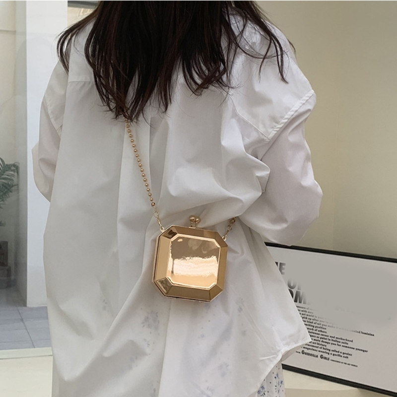 Mini lüks altın parti akşam de - Clutch Bag Evening incelemesi ve fiyatı