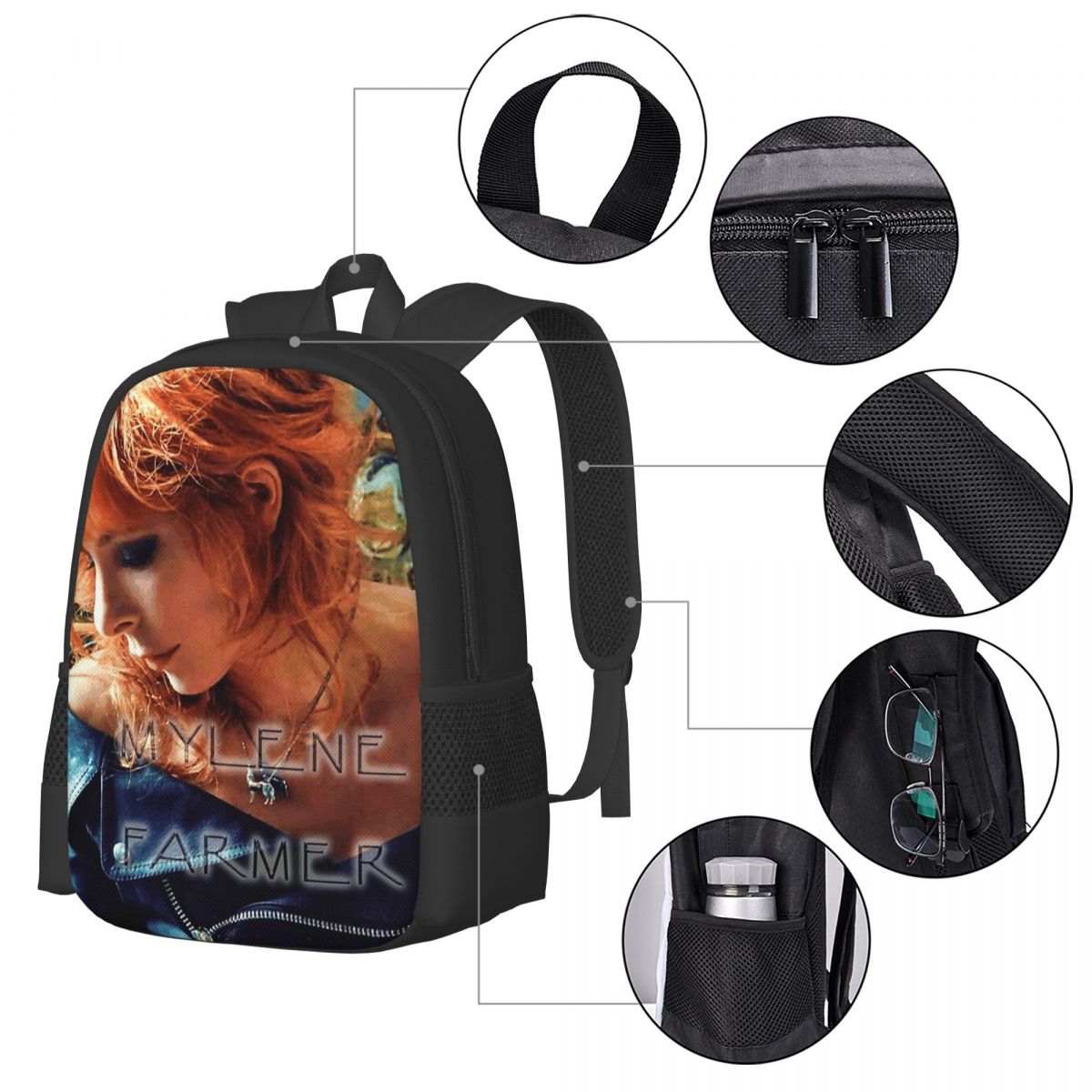 Mylene Farmer Fransız Şarkıcı  - Women Bags Farmers incelemesi ve fiyatı