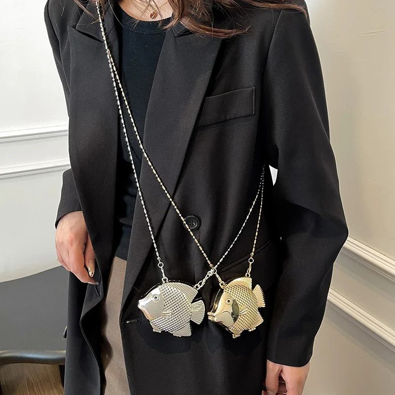 Sevimli Küçük Balık Şekli Meta - Clutch Bag Evening incelemesi ve fiyatı