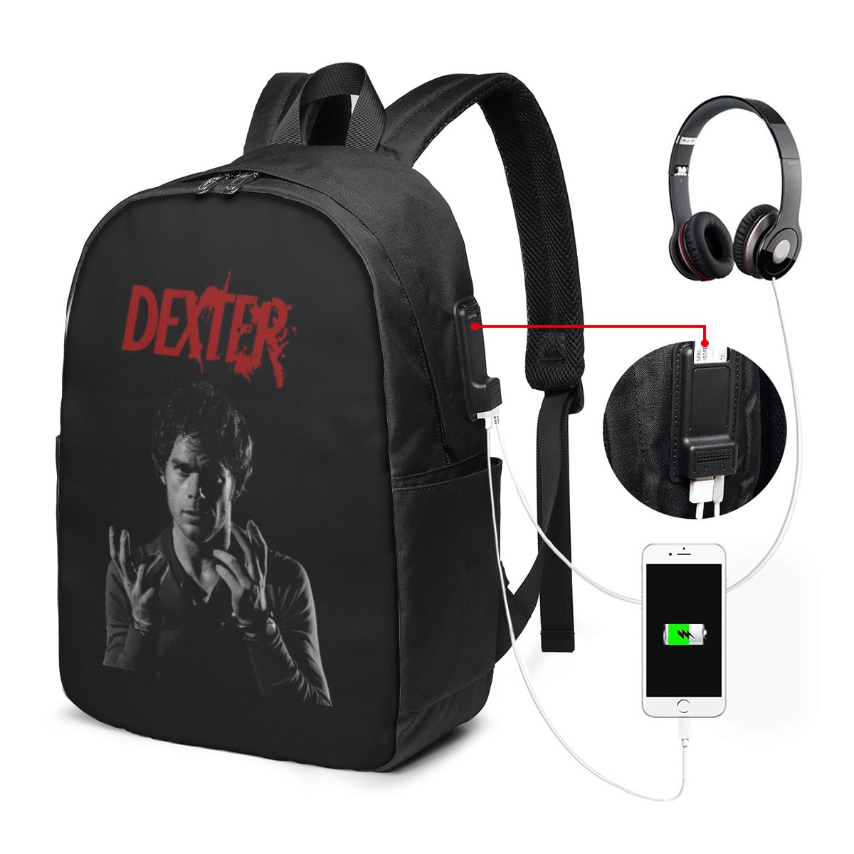 Film Dexter Morgan Sırt Çantas - Womens Backpack incelemesi ve fiyatı