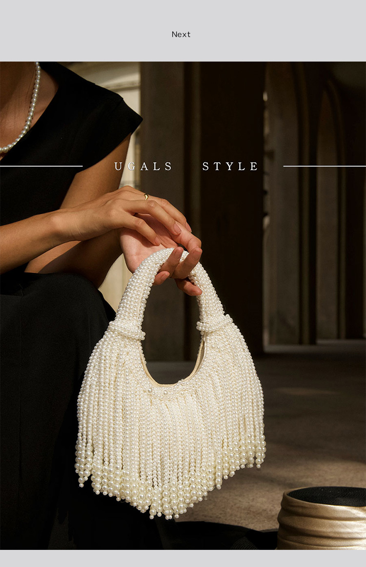 Tasarım Saplı İncili Abiye El  - Clutch Bag Evening incelemesi ve fiyatı