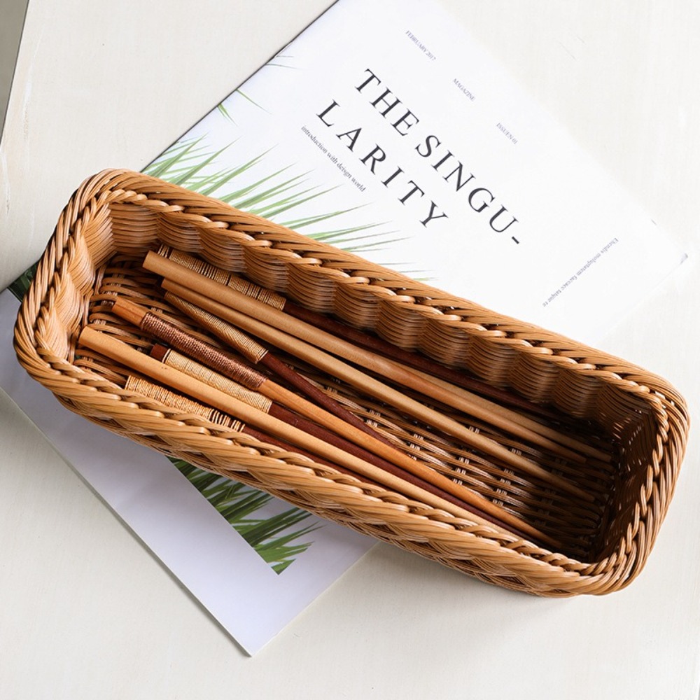 Taklit Rattan Depolama Sepeti  - Basket Bag Wicker incelemesi ve fiyatı