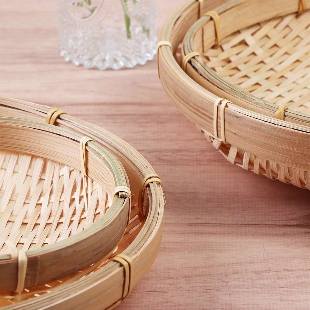 El Yapımı Dokuma Bambu Tepsi B - Basket Bag Wicker incelemesi ve fiyatı