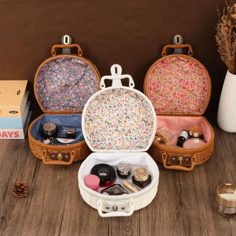 El yapımı hasır bavul taşınabi - Basket Bag Wicker incelemesi ve fiyatı
